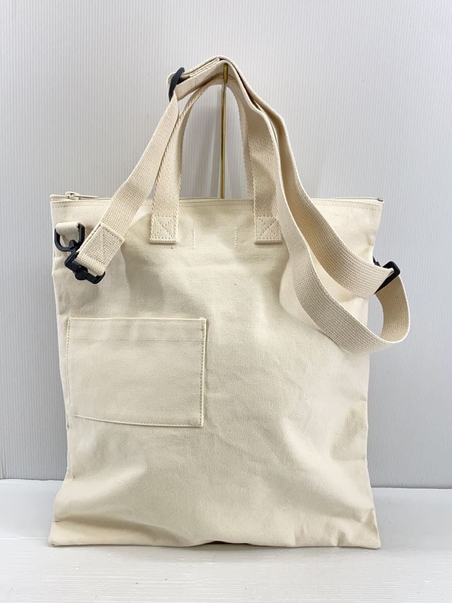 COMME des GARCONS SHIRT Helmet Bag Shoulder Bag Canvas CRM Solid 2-Way Tote Bag 3