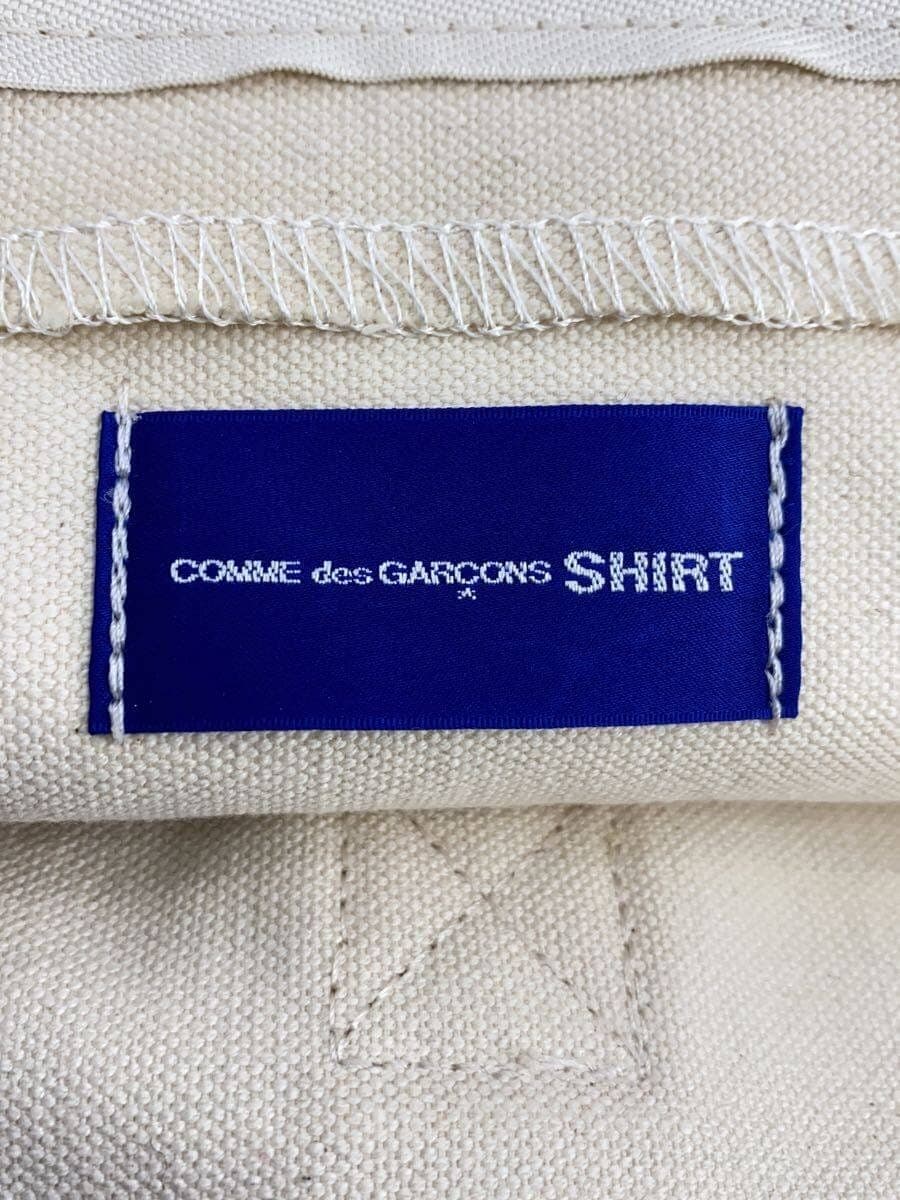 COMME des GARCONS SHIRT Helmet Bag Shoulder Bag Canvas CRM Solid 2-Way Tote Bag 5