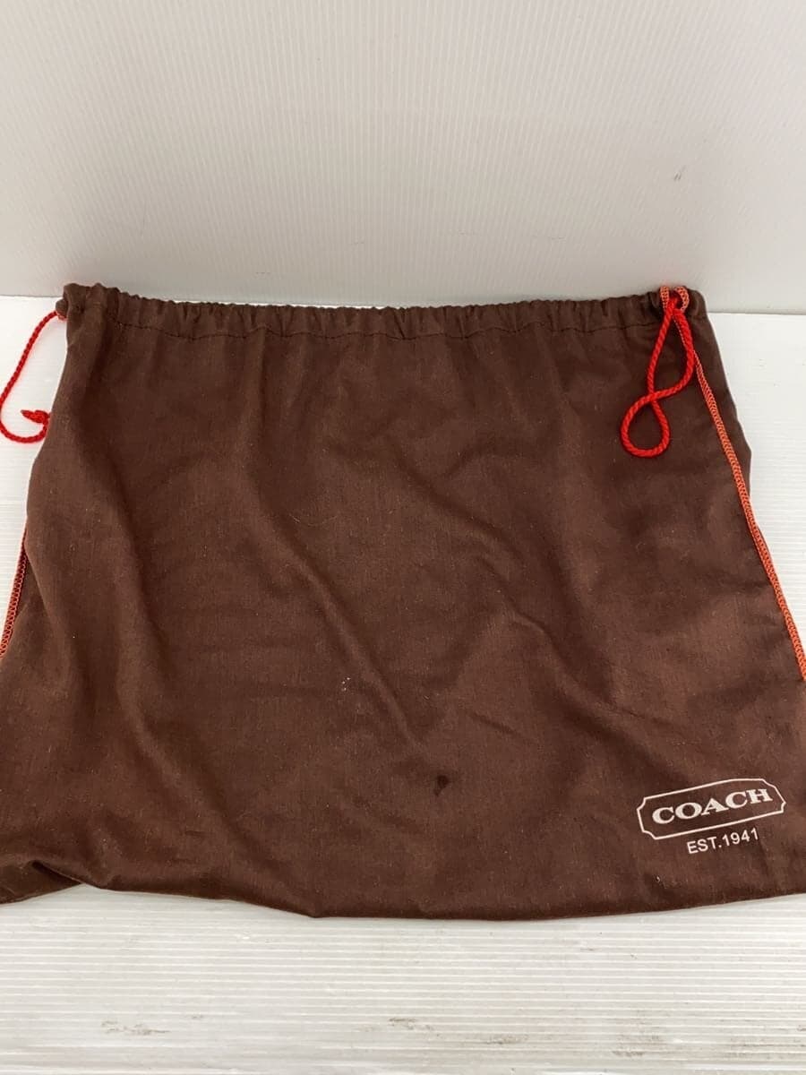 COACH Signature Pattern Handbag BRW All Over Pattern 7054 8