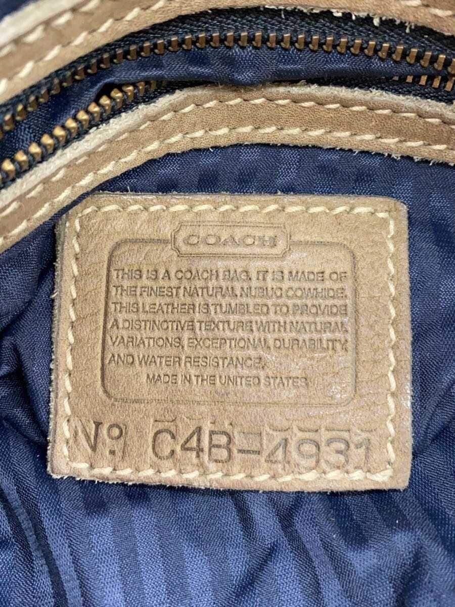 COACH All Do COACH USA Made Shoulder Bag Leather BEG 4931 5