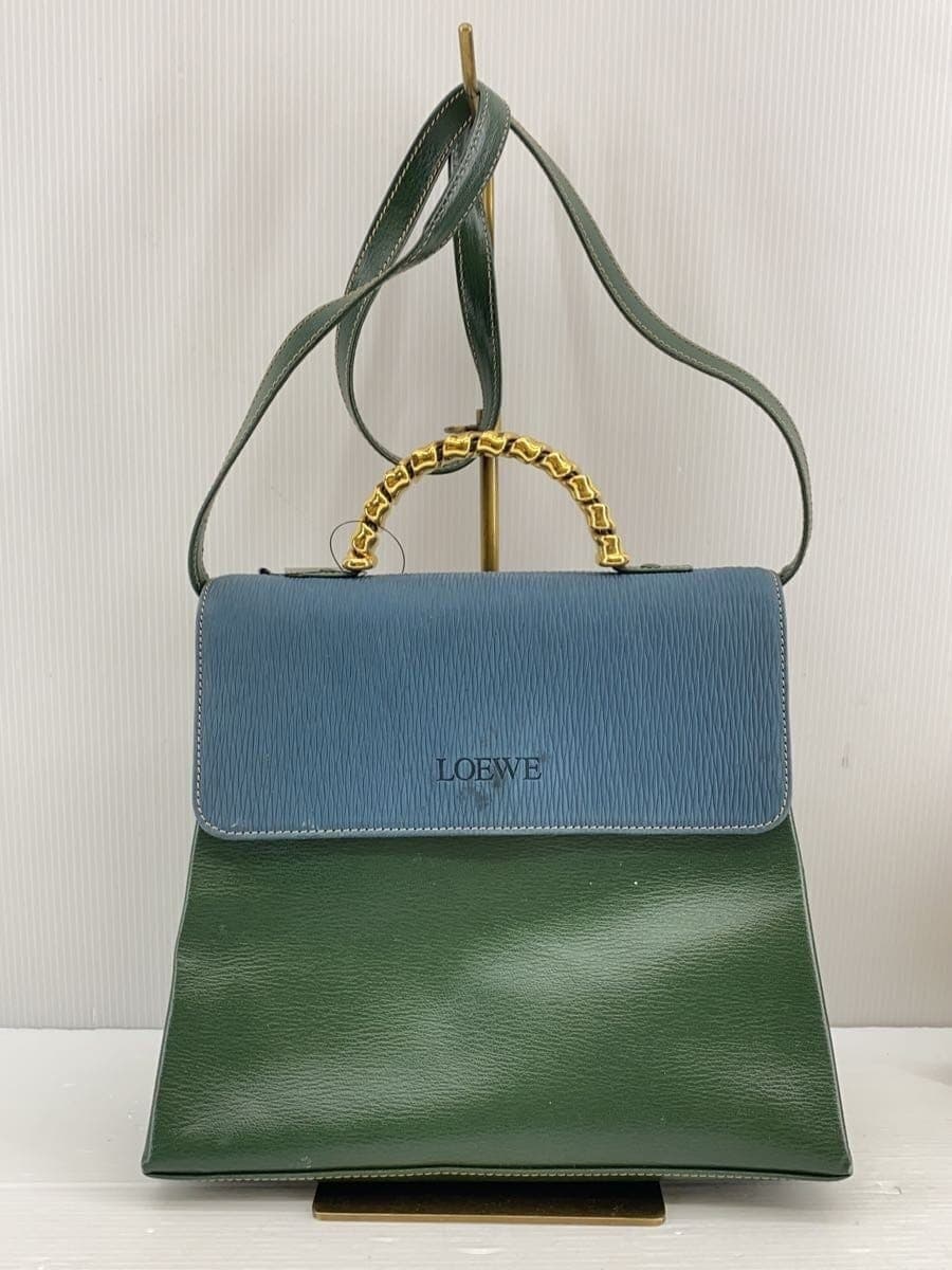 LOEWE shoulder bag PVC GRN