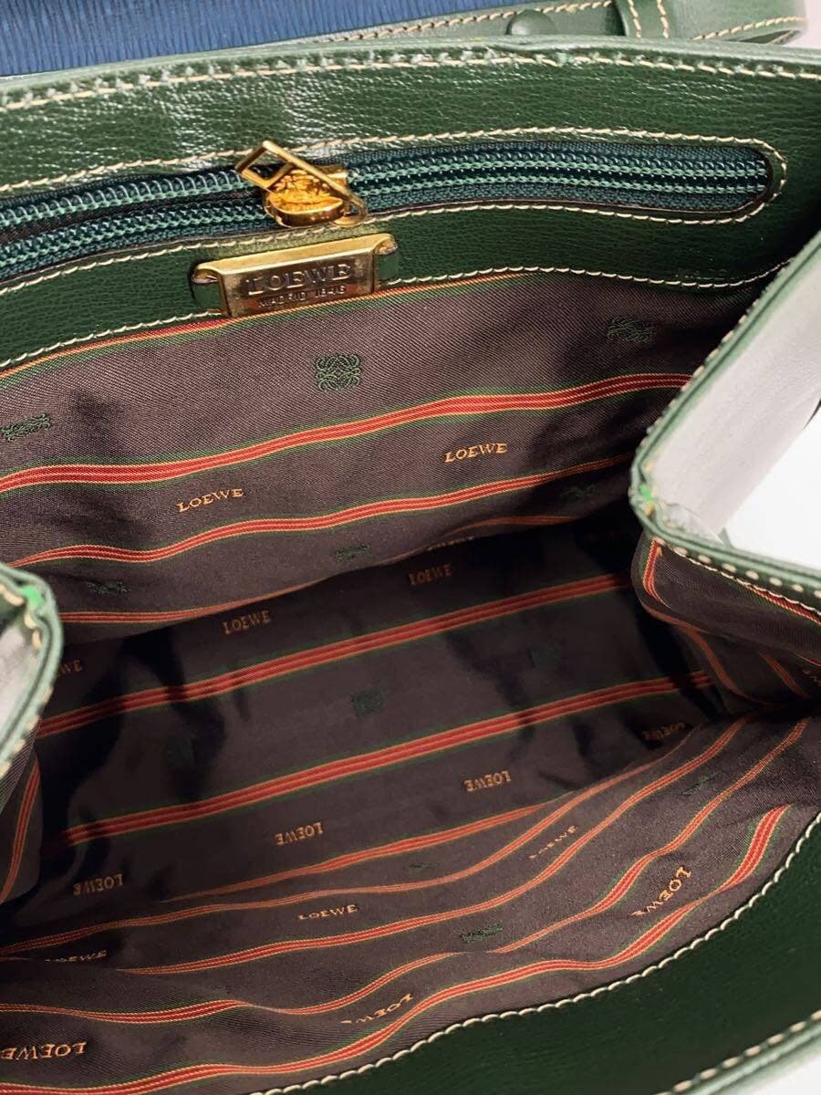 LOEWE shoulder bag PVC GRN 8