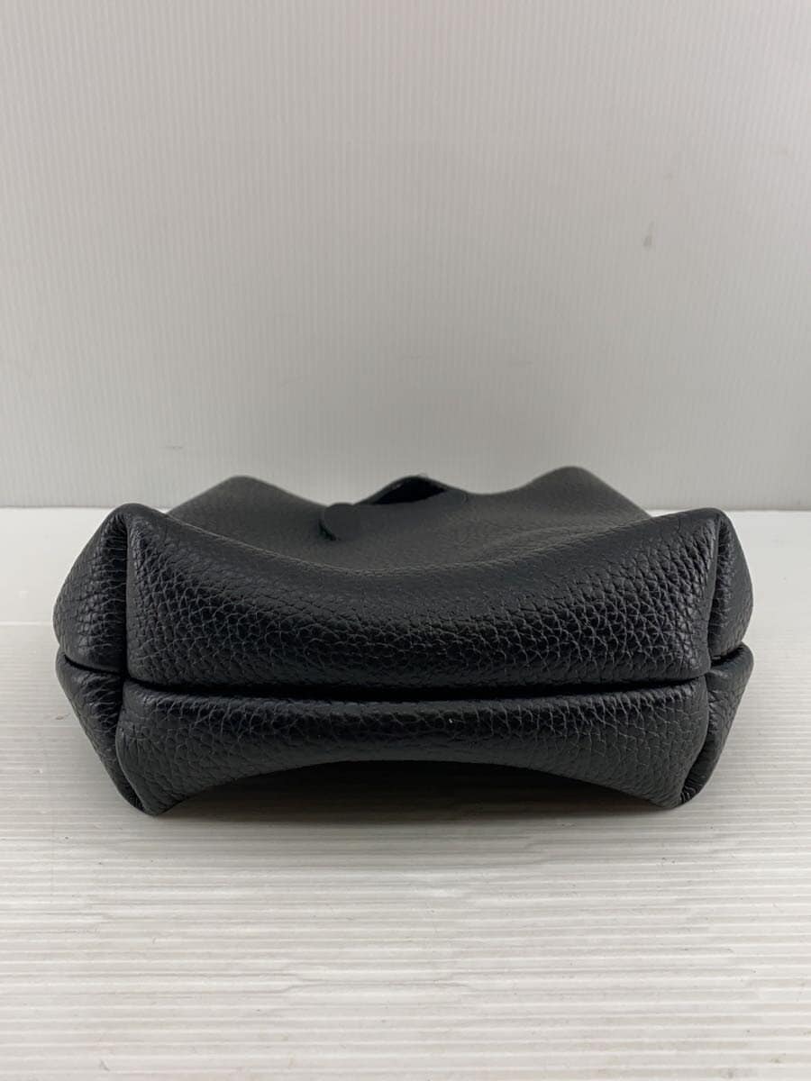 Hender Scheme bag leather black plain 4