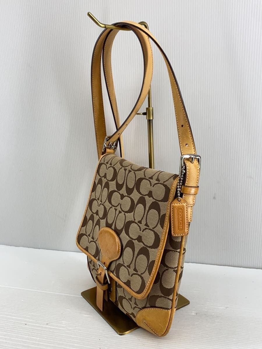 COACH shoulder bag -- BEG all-over pattern 6079 2