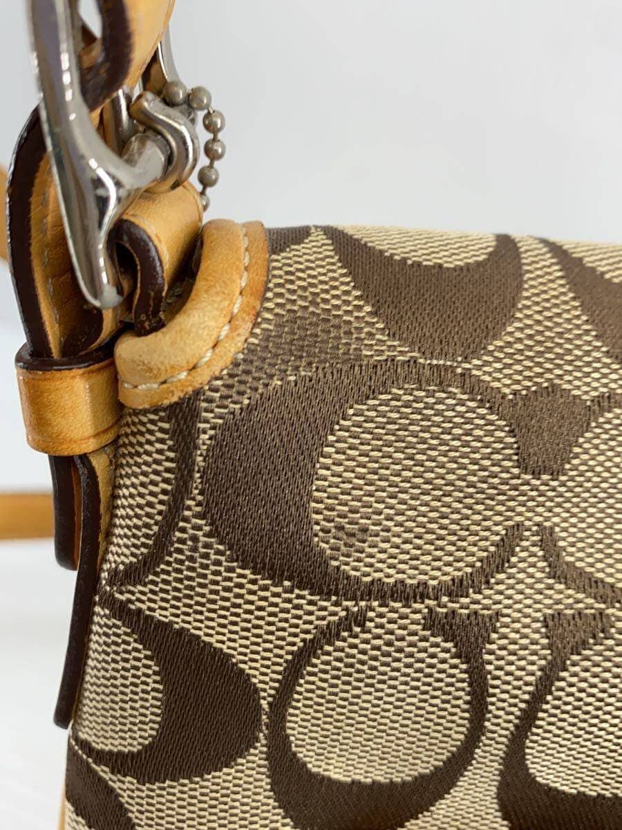 COACH shoulder bag -- BEG all-over pattern 6079 9