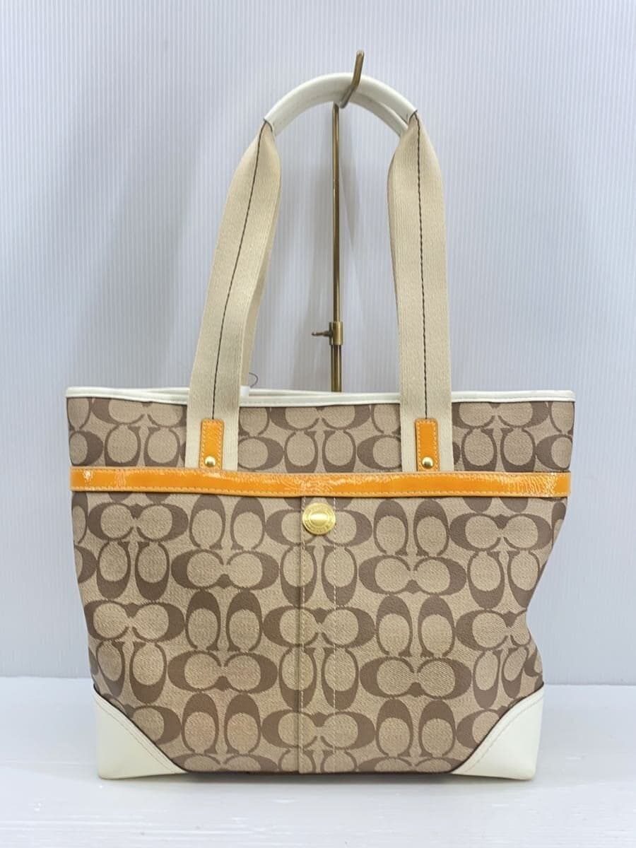 COACH tote bag PVC BEG all-over pattern 3