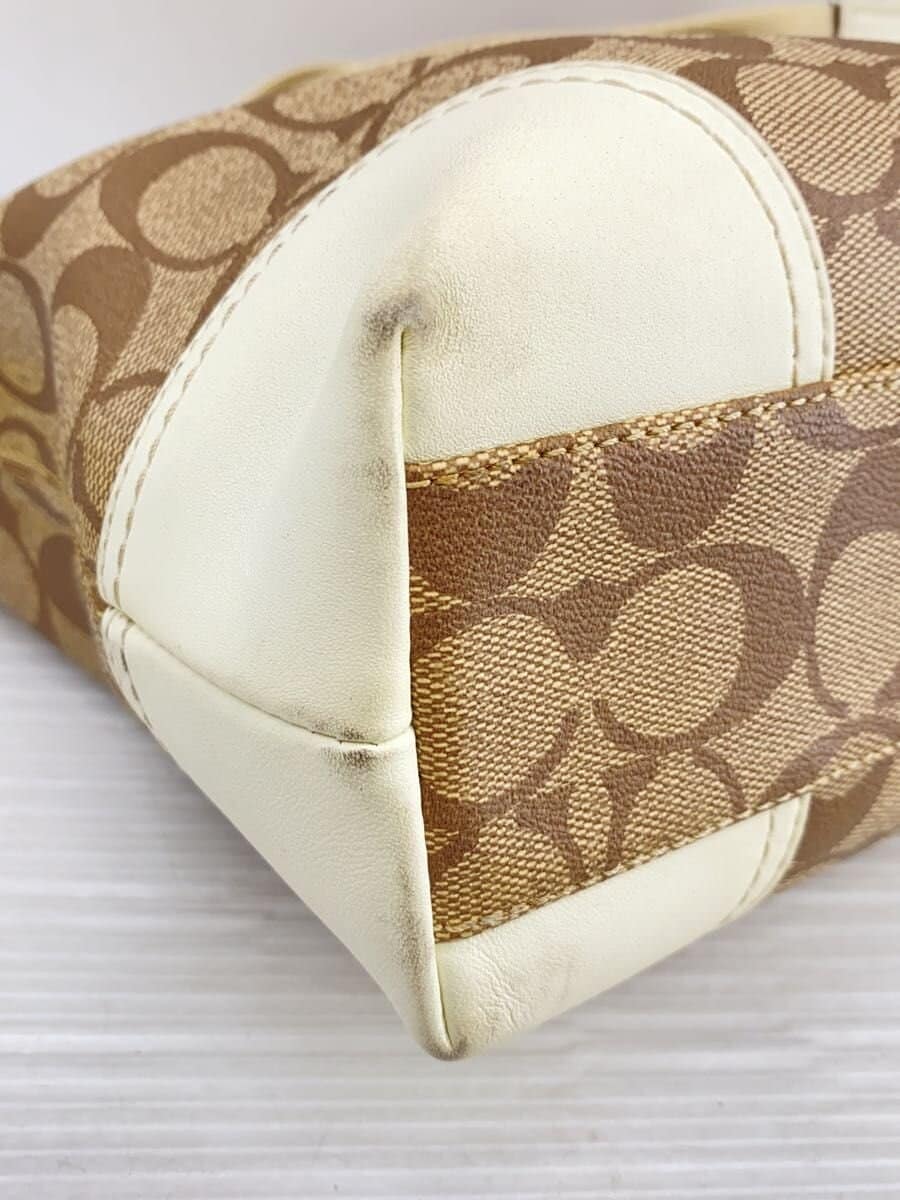 COACH tote bag PVC BEG all-over pattern 6