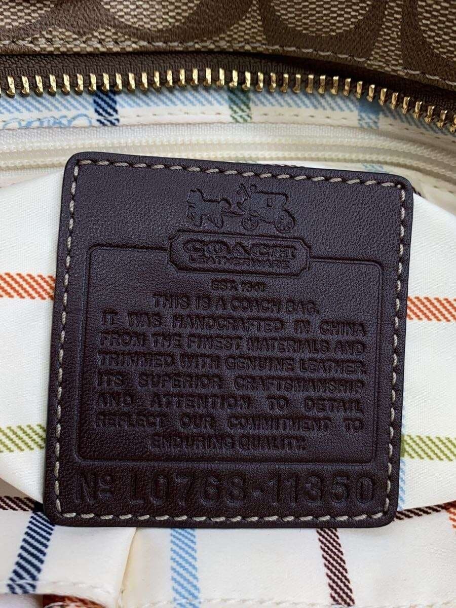 COACH tote bag PVC BEG all-over pattern 7