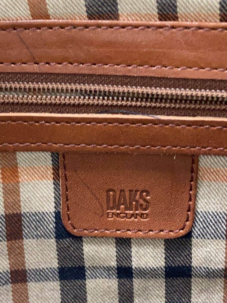Daks Shoulder Bag Leather BRW Solid 5