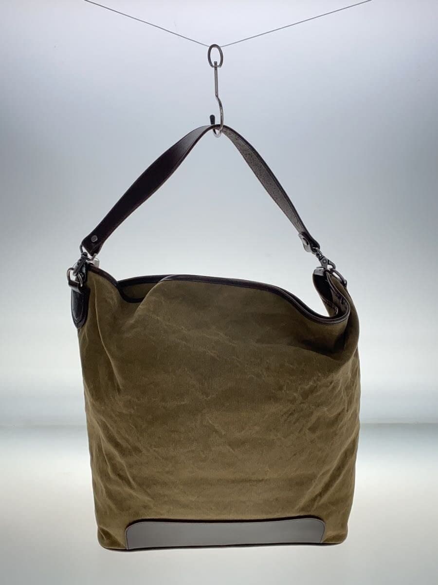 kissora Tote Bag Canvas KHK Solid 3