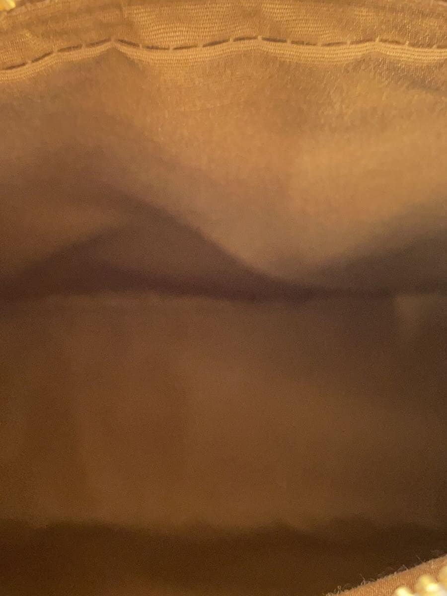 COACH Tote Bag Leather BEG All Over Pattern 91495 6