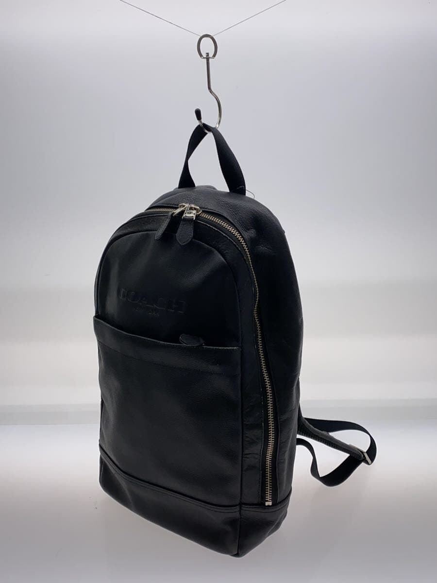 COACH Backpack Leather BLK Solid m1677 2