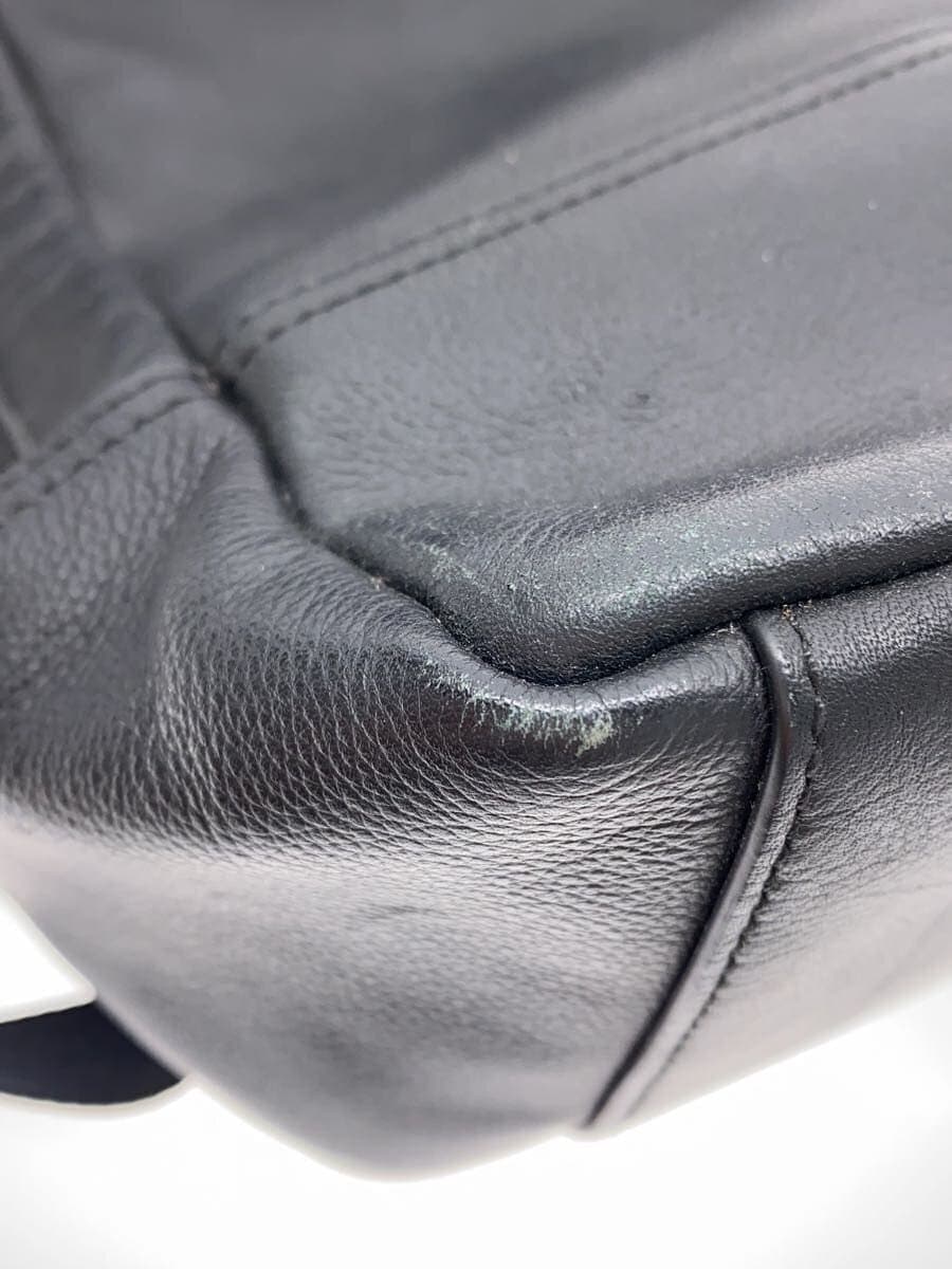 COACH Backpack Leather BLK Solid m1677 7