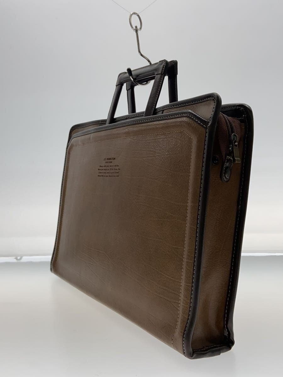 HAMILTON Briefcase Leather BRW Solid 2