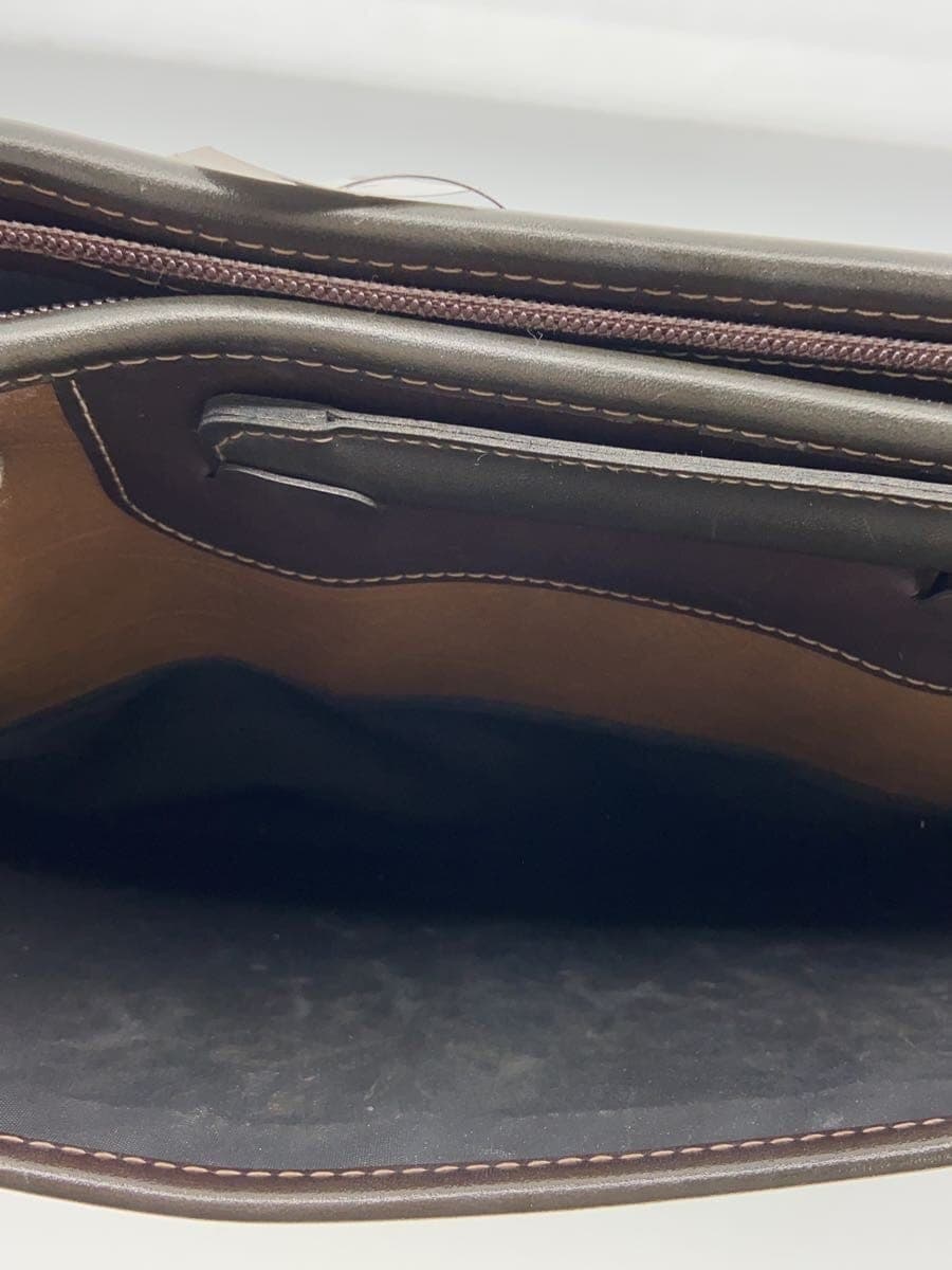 HAMILTON Briefcase Leather BRW Solid 7