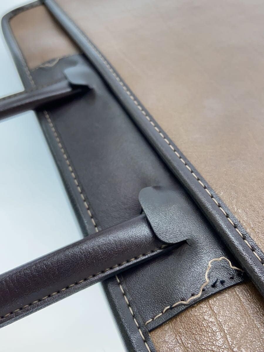 HAMILTON Briefcase Leather BRW Solid 8