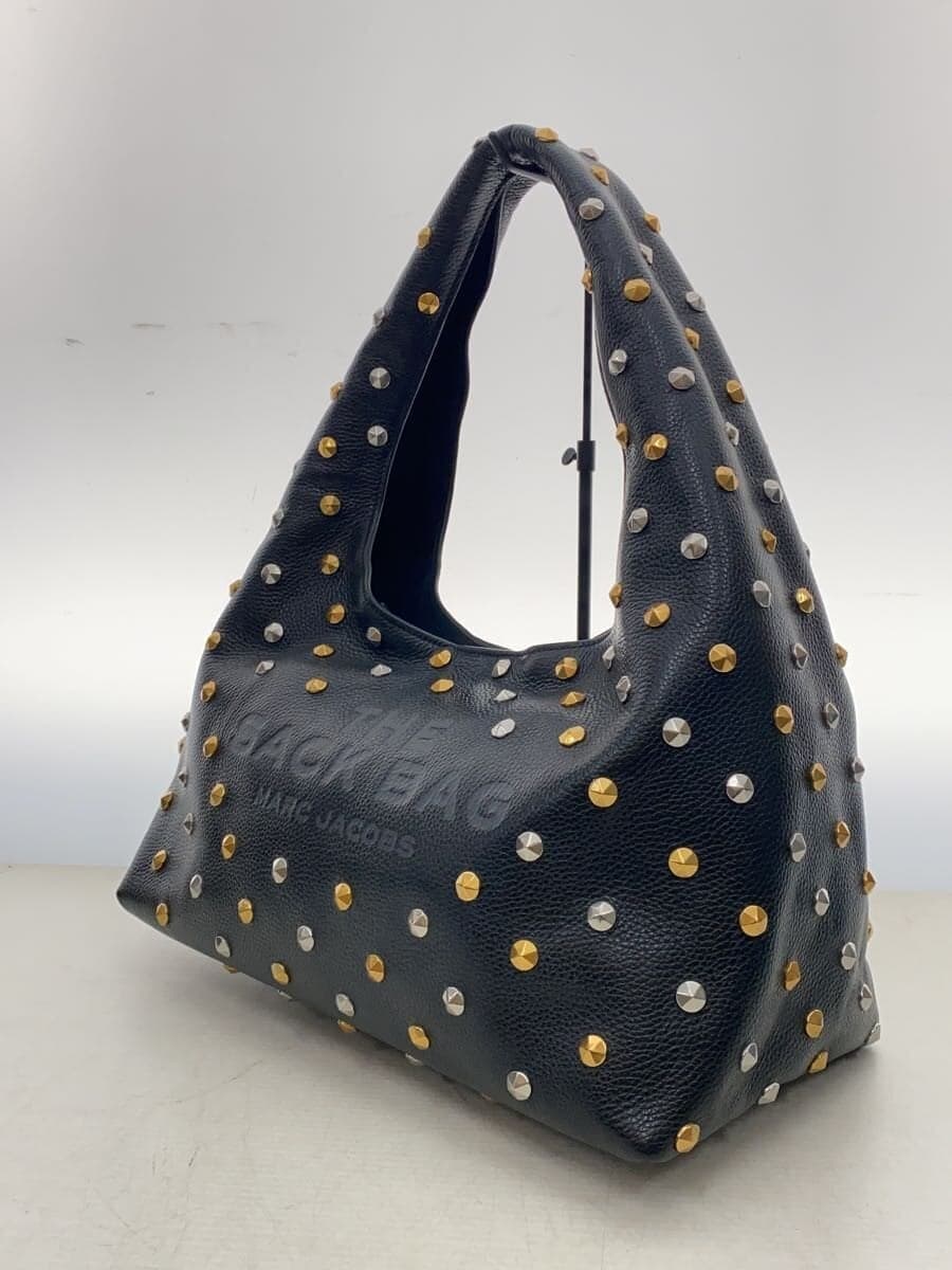 MARC JACOBS studded tote bag leather BLK 2F4HS018H04 2