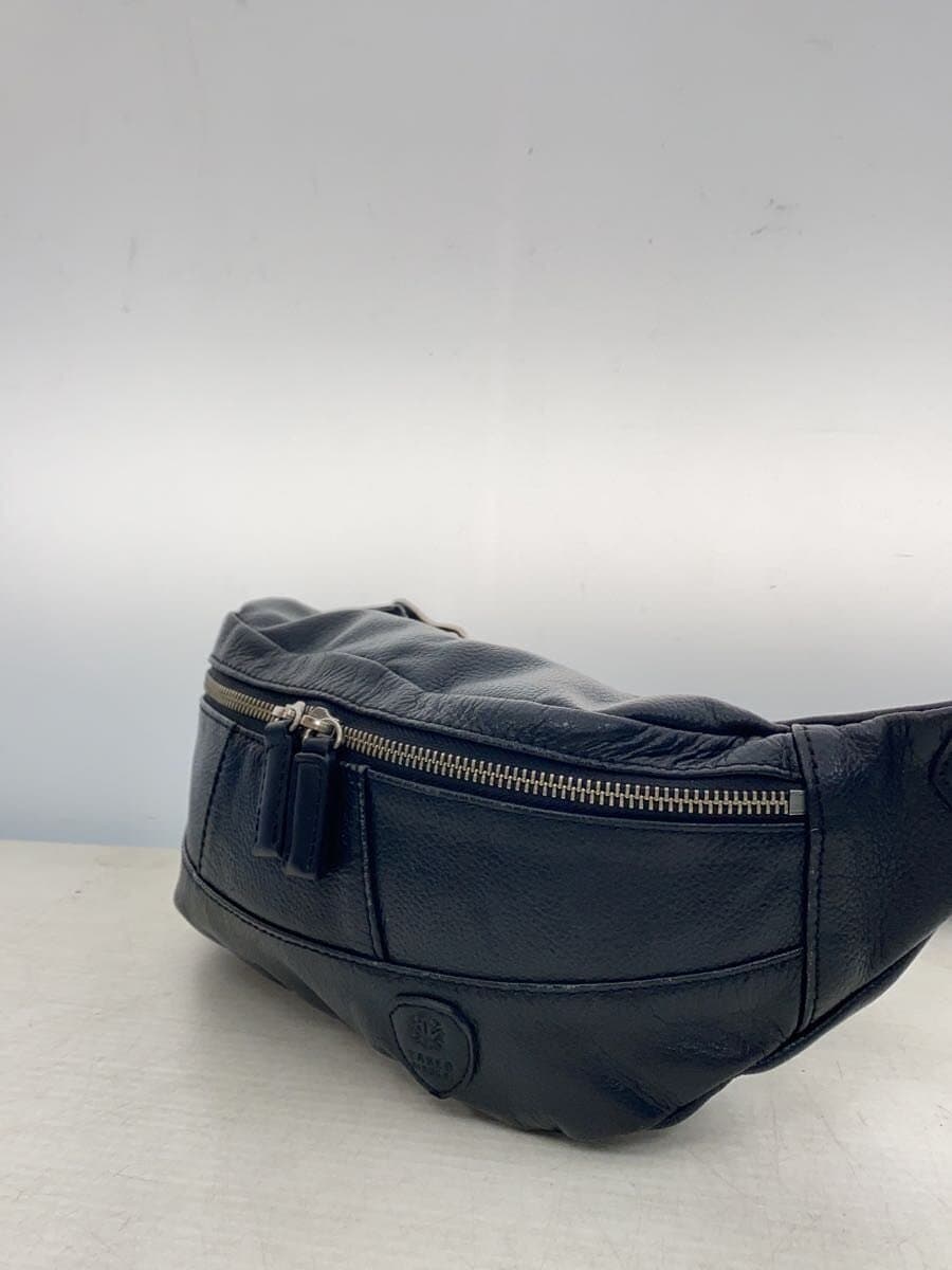 TAKEO KIKUCHI Shoulder Bag Leather BLK Solid 2