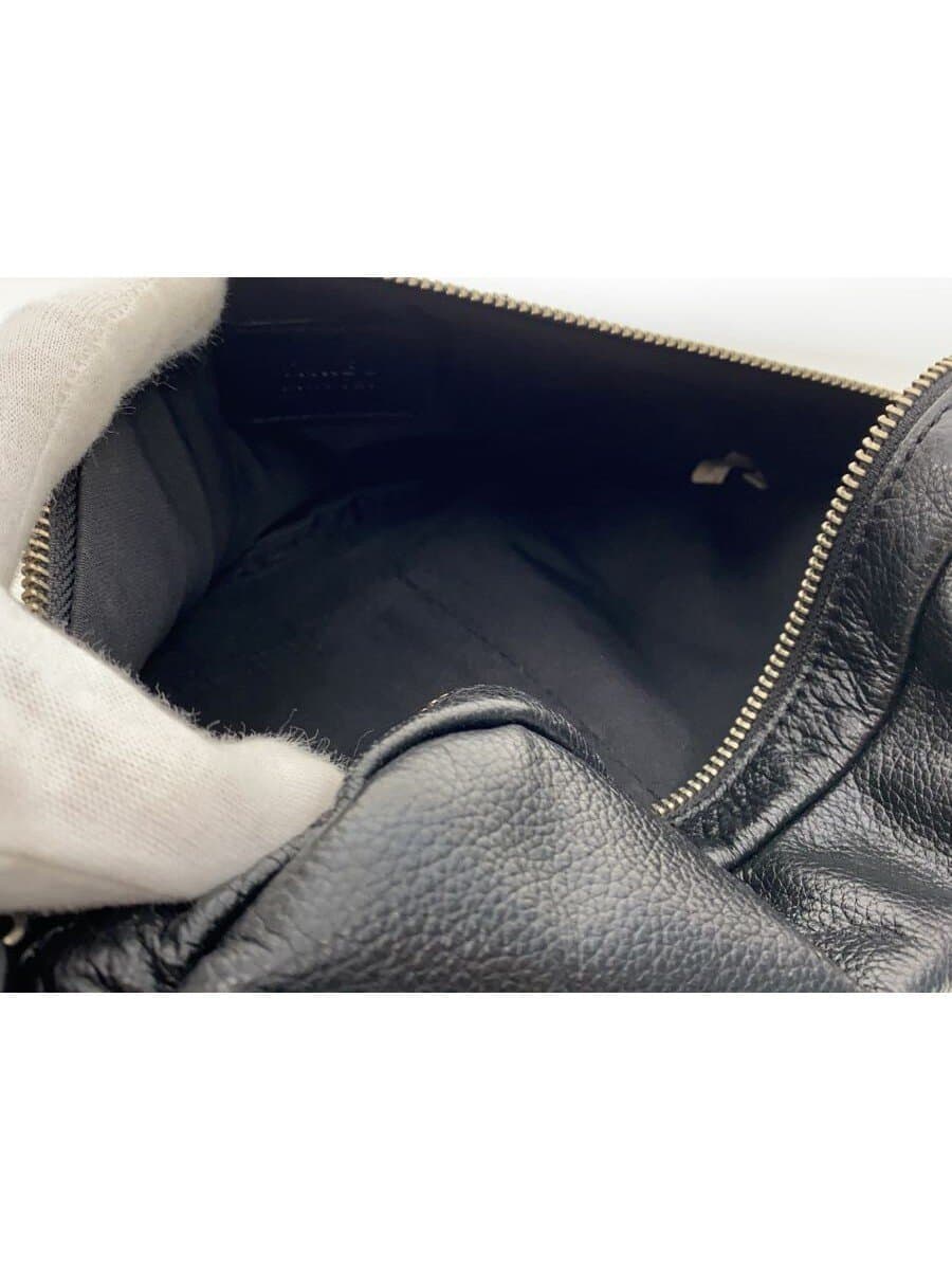 TAKEO KIKUCHI Shoulder Bag Leather BLK Solid 6