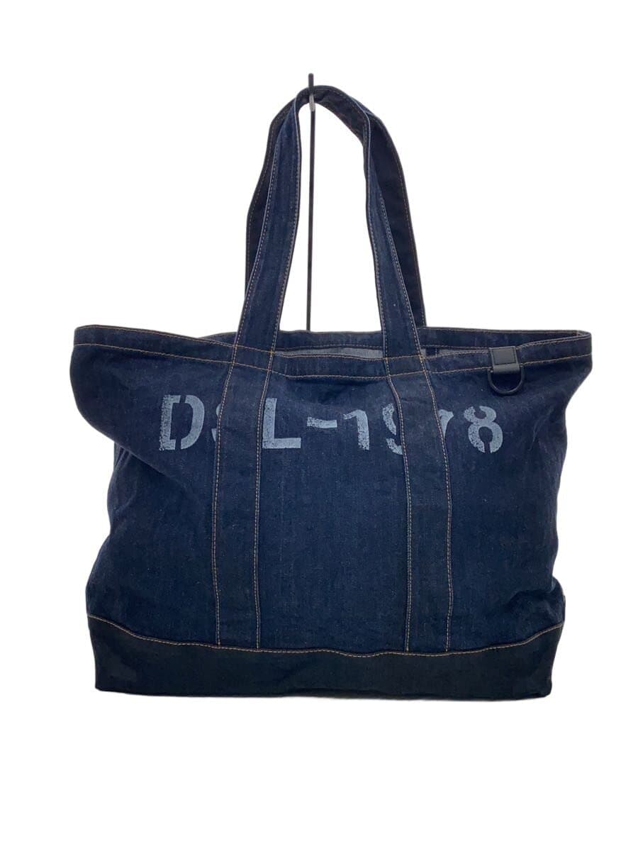 DIESELDSL-1978 Logo Tote Bag Denim IDG