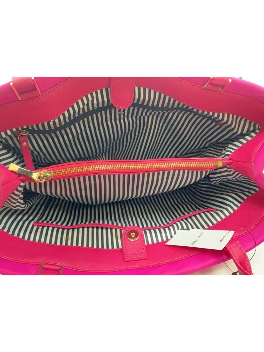 kate spade new york Handle Inside Stain Handbag Faux Leather PNK Solid 6