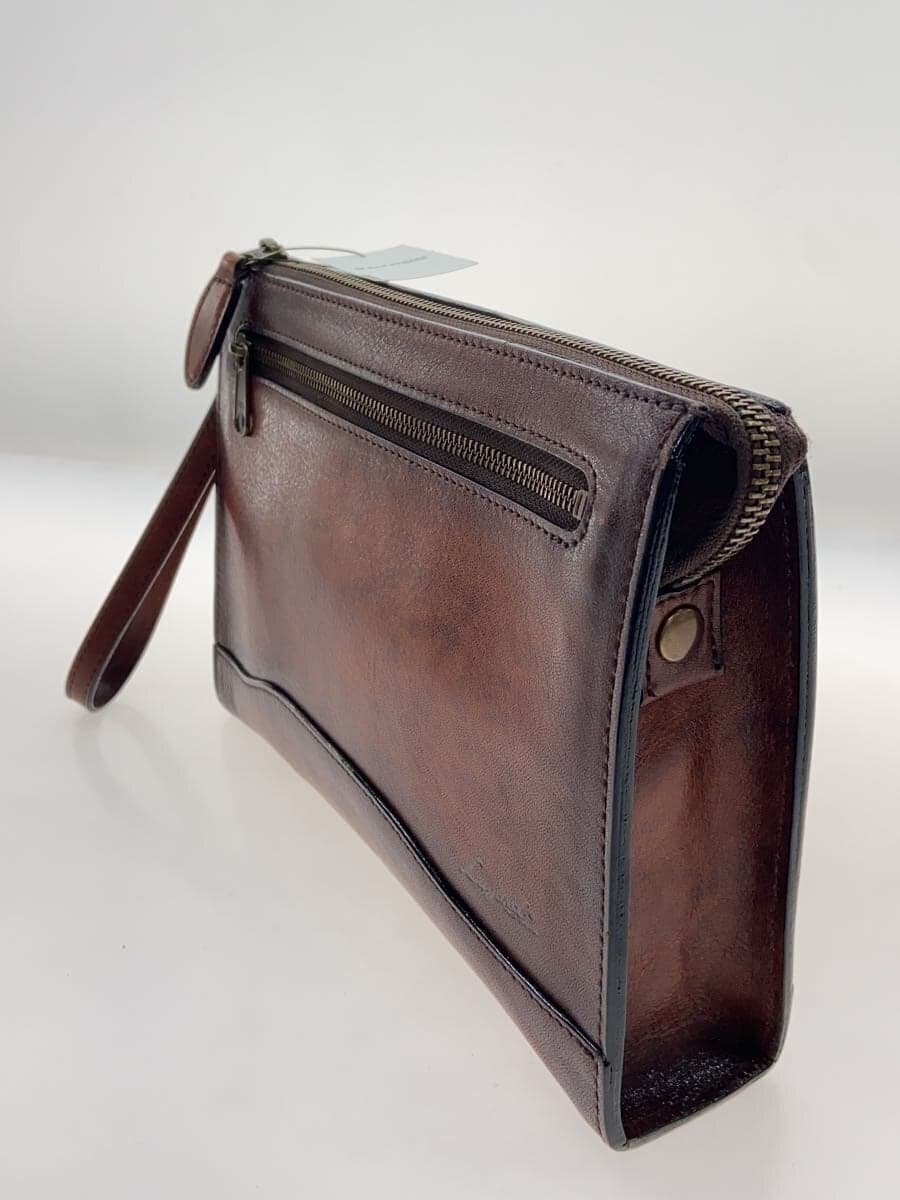 Aoki Kaban Second Bag Leather BRW Solid 2