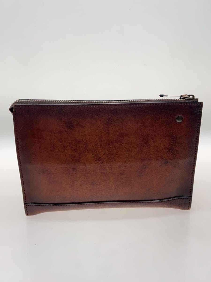 Aoki Kaban Second Bag Leather BRW Solid 3