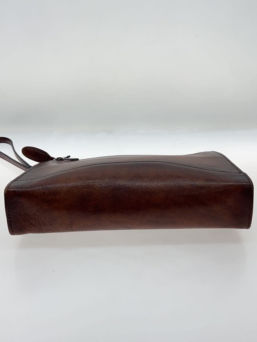 Aoki Kaban Second Bag Leather BRW Solid 4