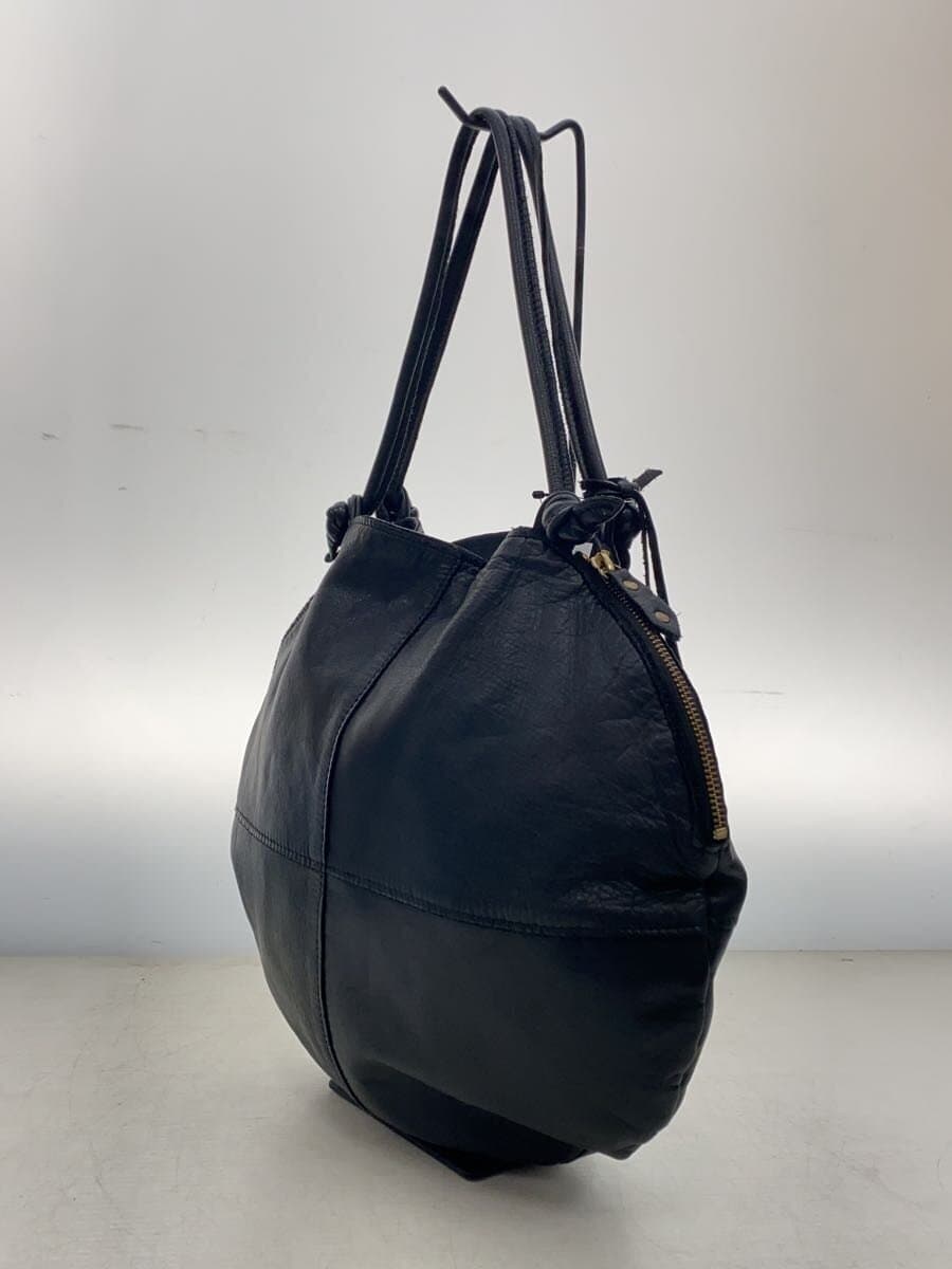 POMTATA Tote Bag Leather BLK 2