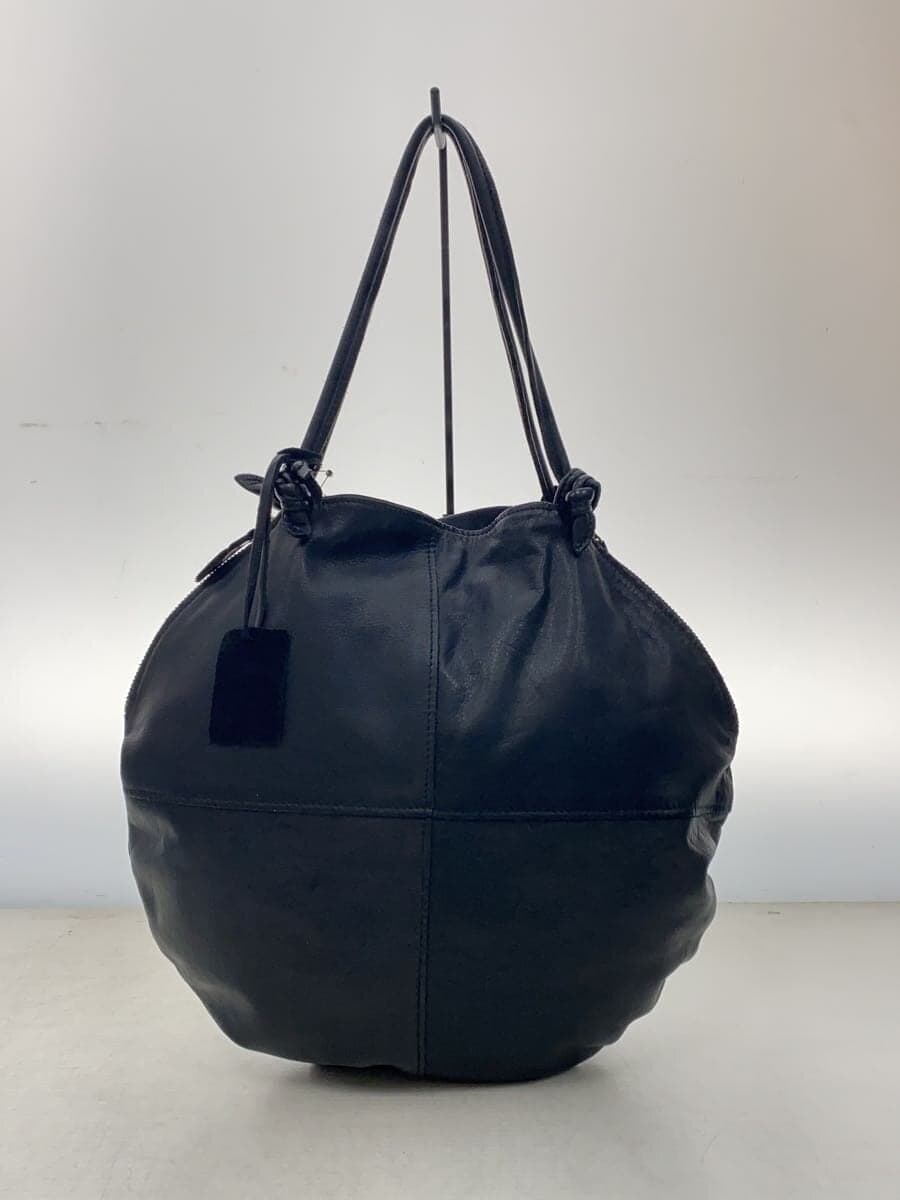 POMTATA Tote Bag Leather BLK 3
