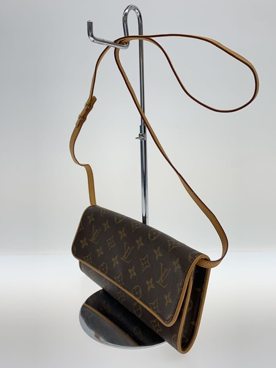 LOUIS VUITTON Pochette Twin GM_Monogram Canvas PVC BRW 2