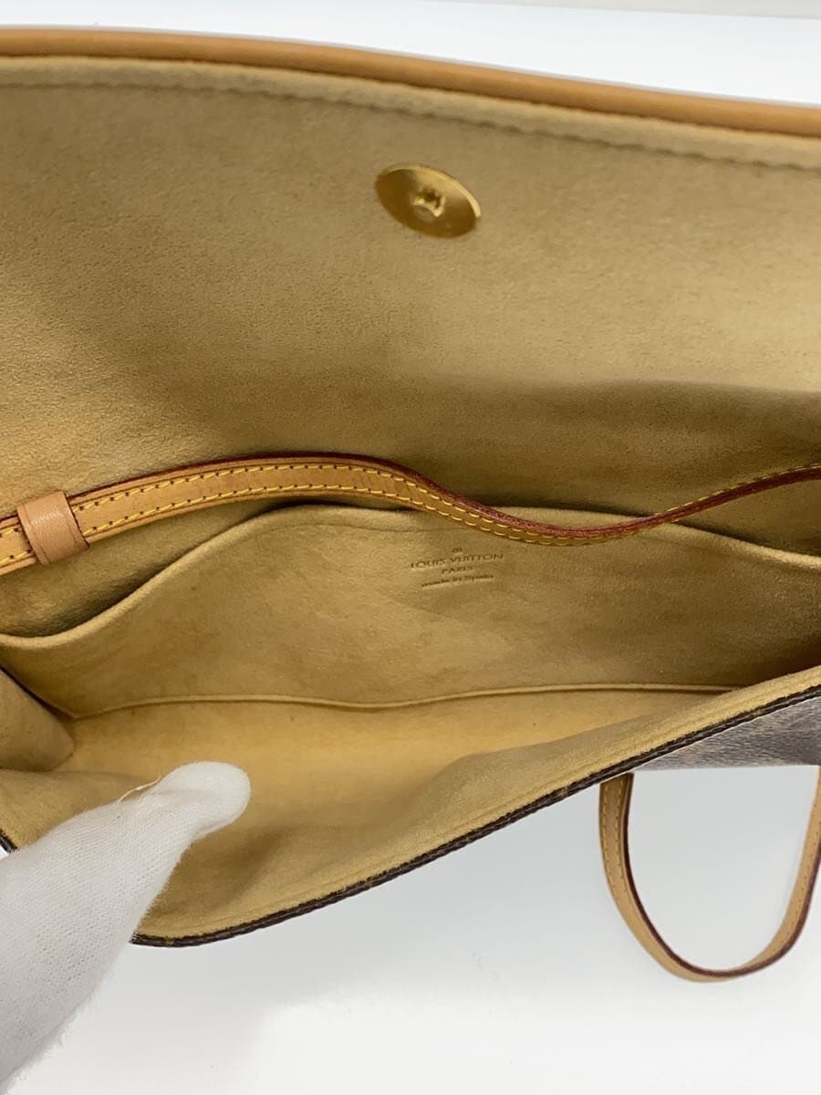 LOUIS VUITTON Pochette Twin GM_Monogram Canvas PVC BRW 6