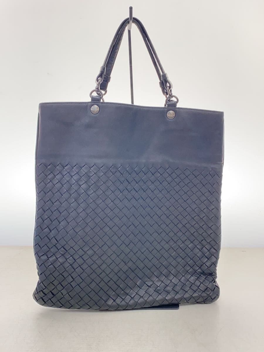 BOTTEGA VENETA Tote Bag Leather BLK 3