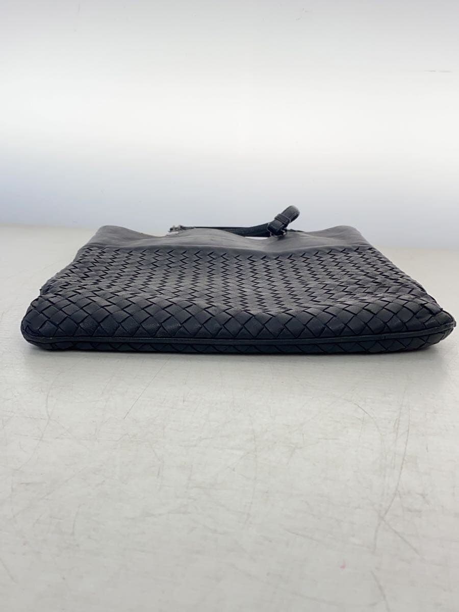 BOTTEGA VENETA Tote Bag Leather BLK 4