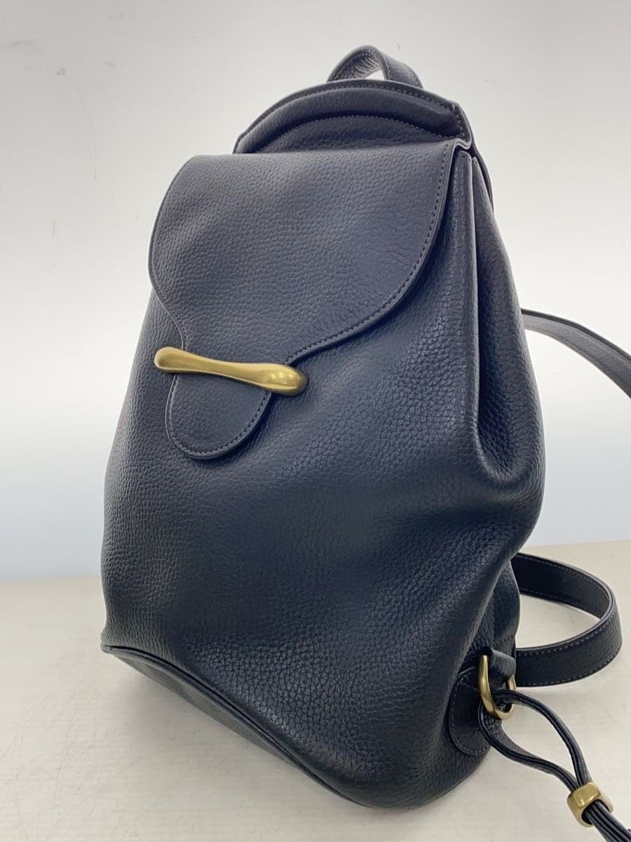 TOFF&LOADSTONE Backpack Leather Black Plain 2