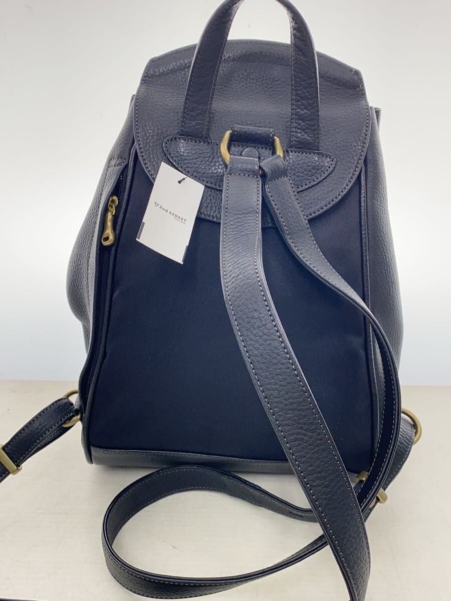 TOFF&LOADSTONE Backpack Leather Black Plain 3