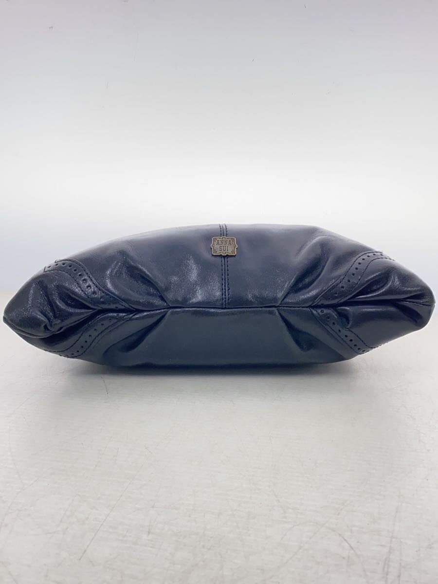 ANNA SUI Shoulder Bag Leather Black 4