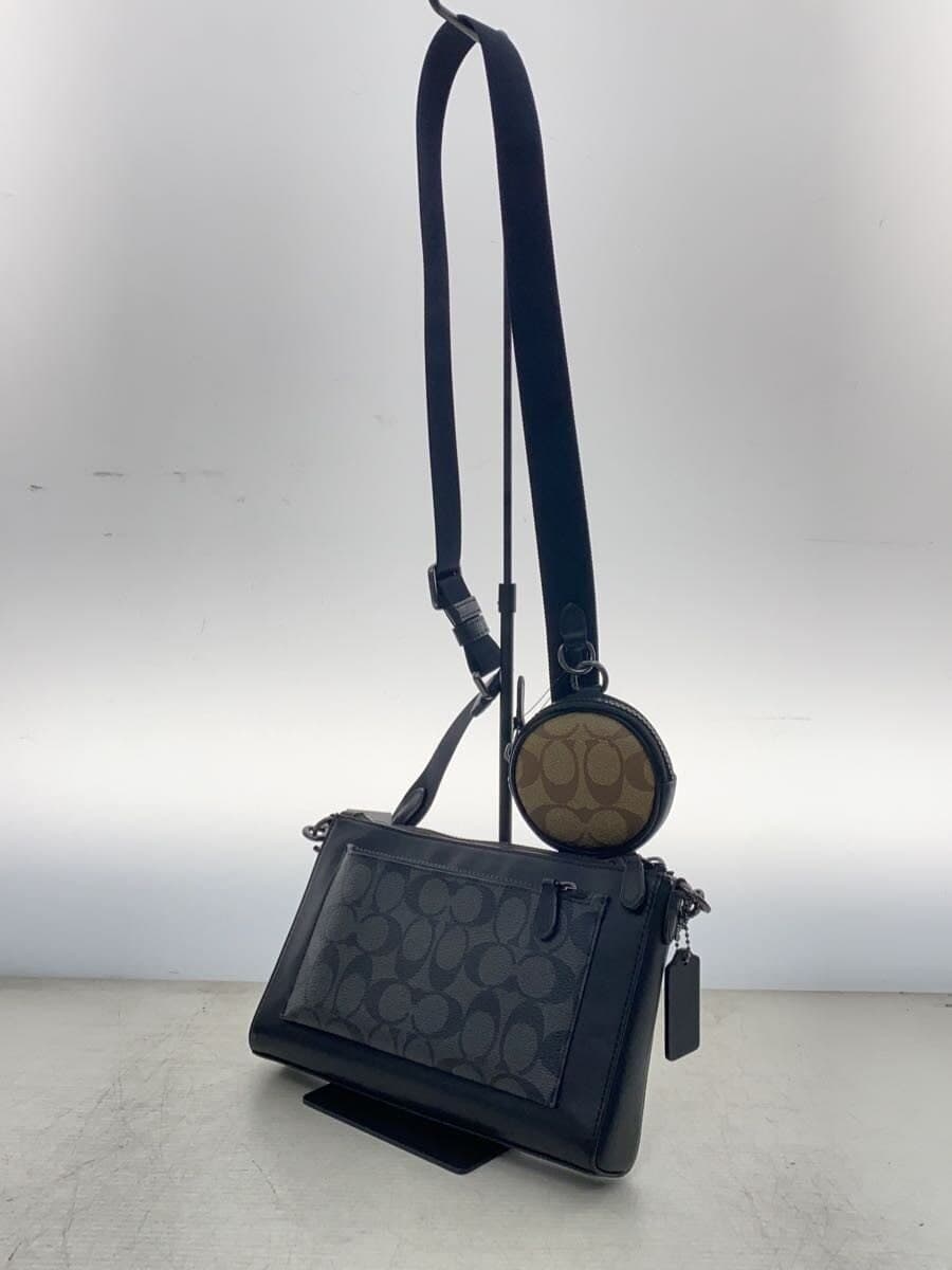 COACH Shoulder Bag Leather Black F2377-C5598 2