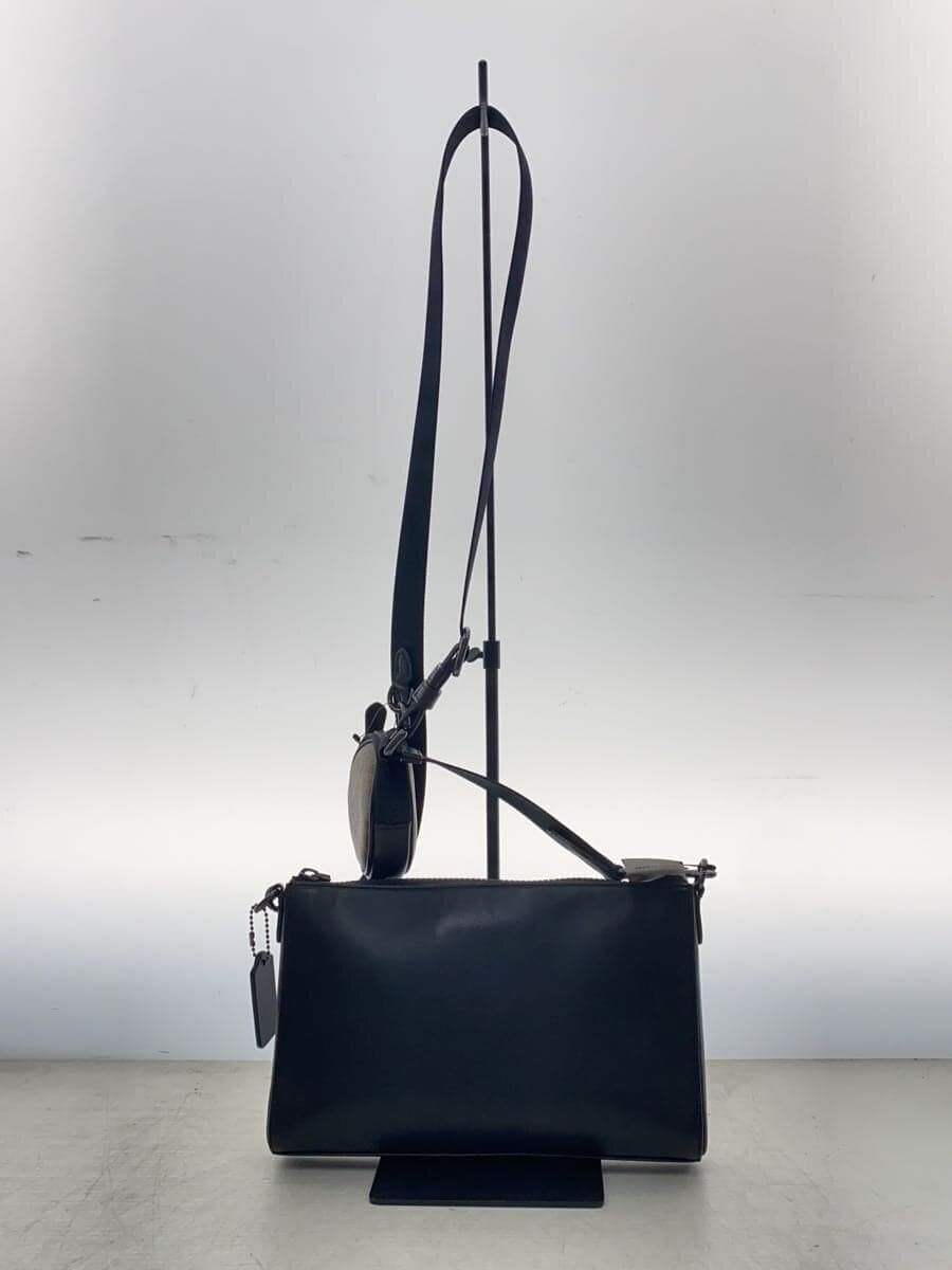 COACH Shoulder Bag Leather Black F2377-C5598 3