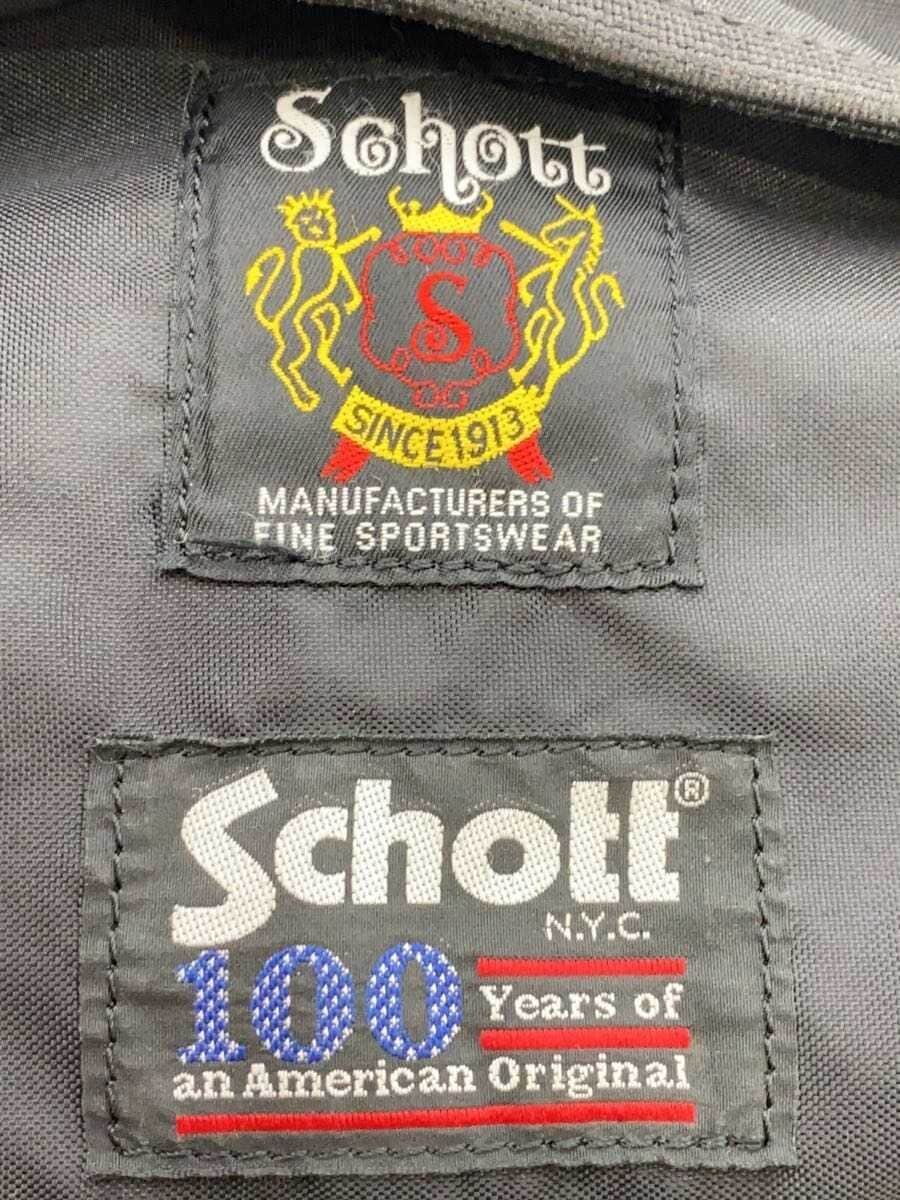 Schott x LUGGAGE LABEL Backpack Polyester BLK 5