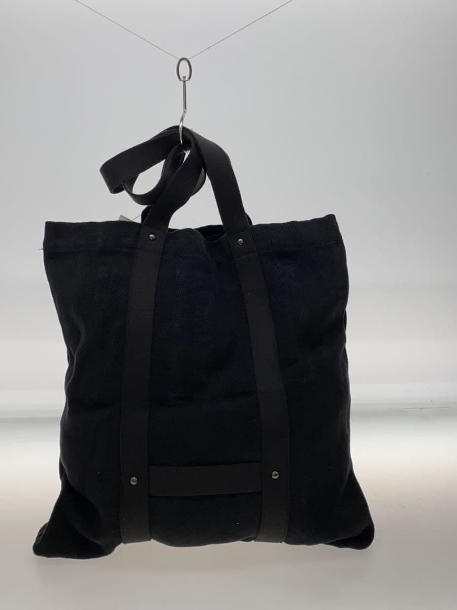 SLOW&CO Tote Bag -- BLK Herringbone 3