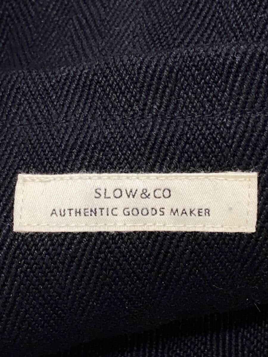 SLOW&CO Tote Bag -- BLK Herringbone 5