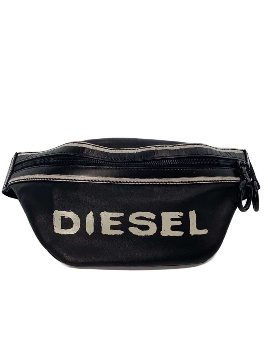 DIESEL Shoulder Bag Leather BLK