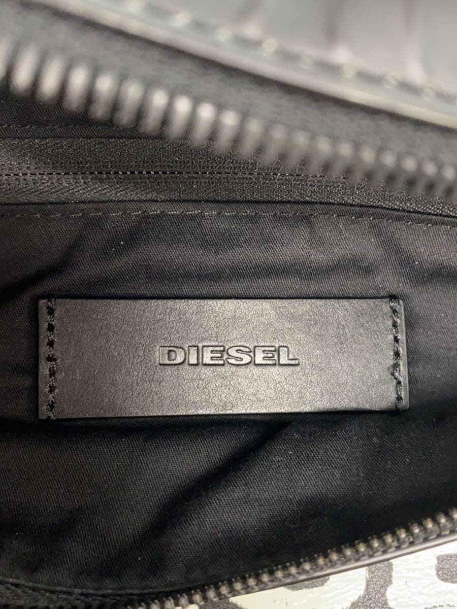 DIESEL Shoulder Bag Leather BLK 5