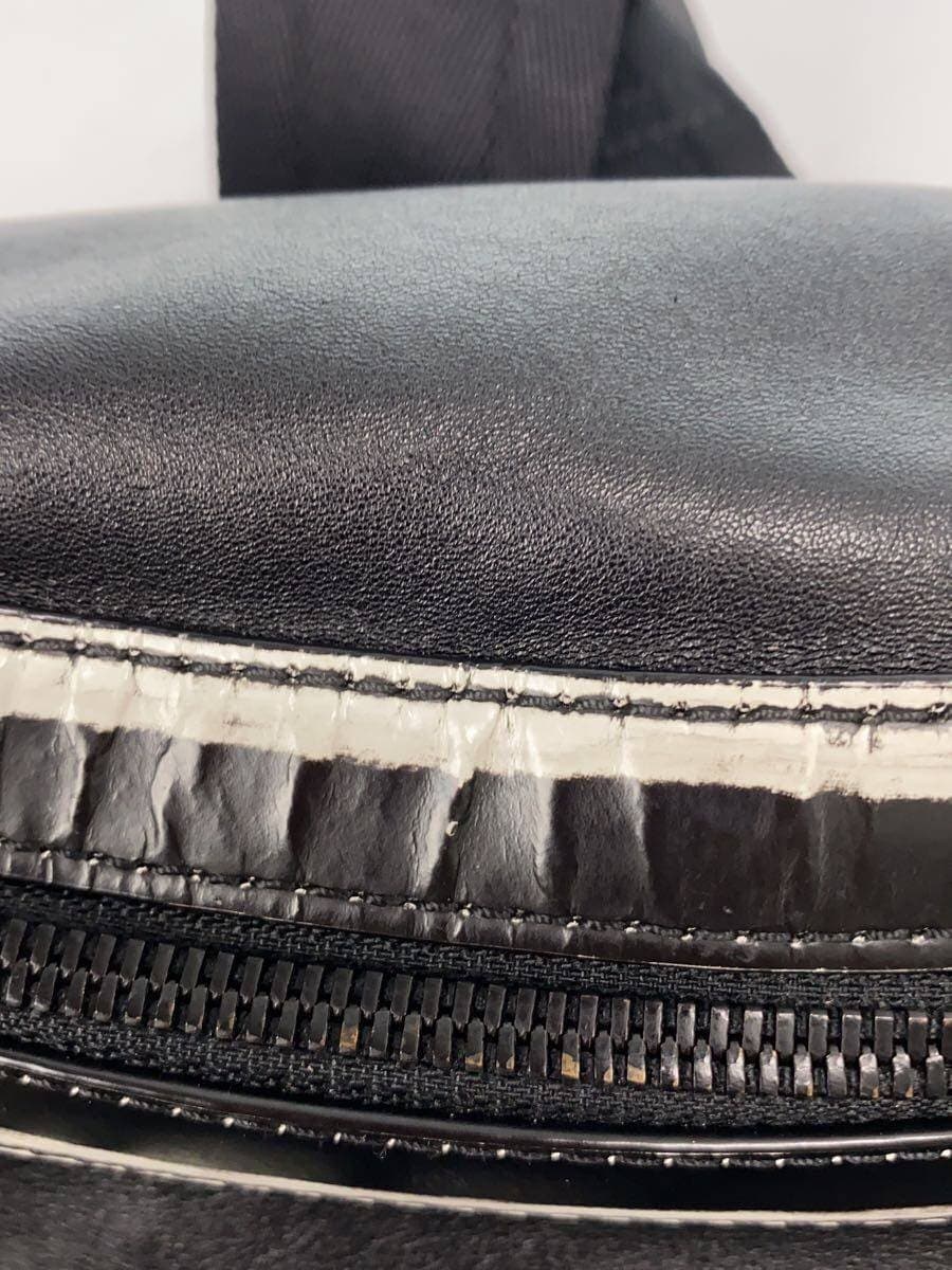 Diesel Fashion Shoulder Bag Leather BLK 7