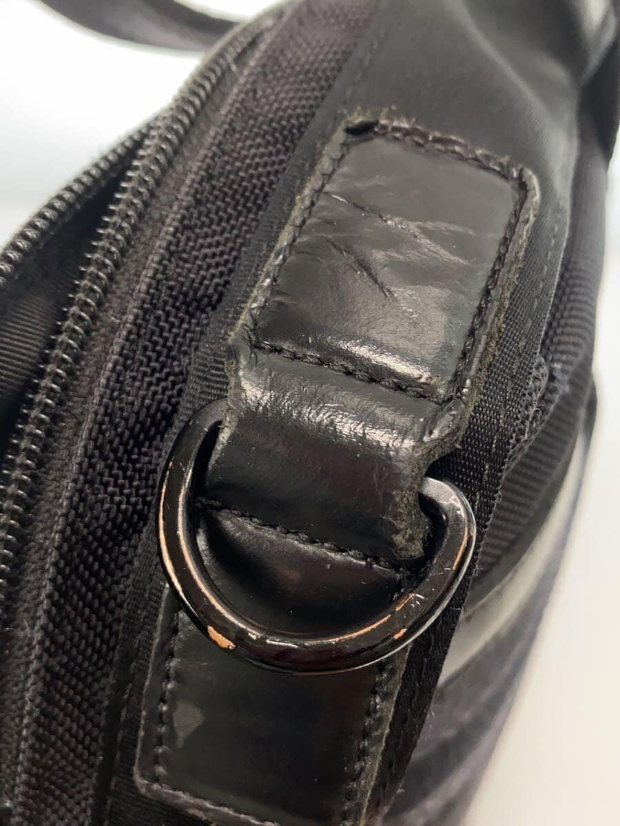 PORTER Briefcase Nylon Black Plain 8