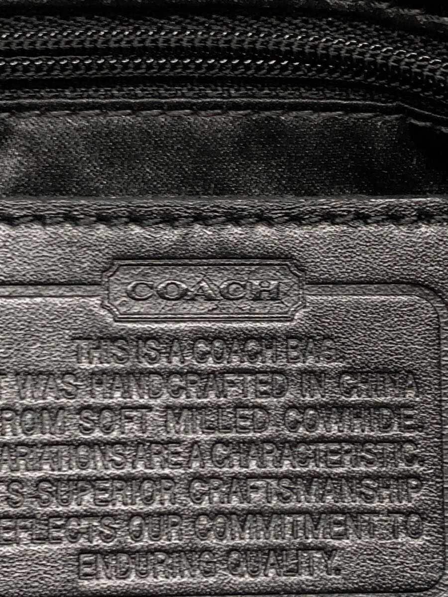 COACH Shoulder Bag Leather BLK F14686 5