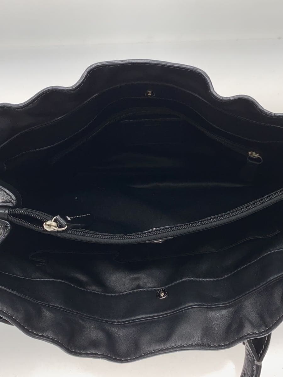 COACH Shoulder Bag Leather BLK F14686 6