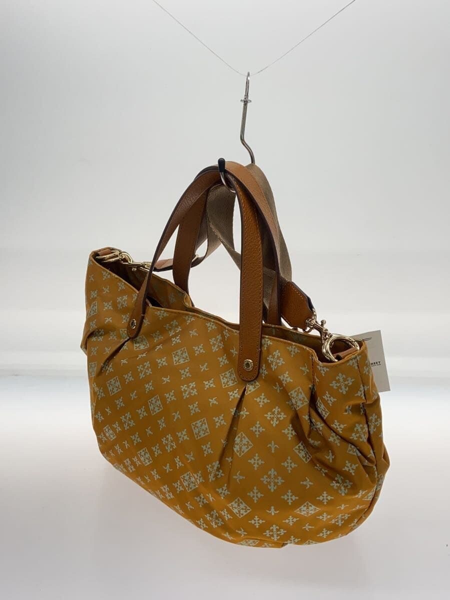 russet Tote Bag Nylon BEG All Over Pattern 2