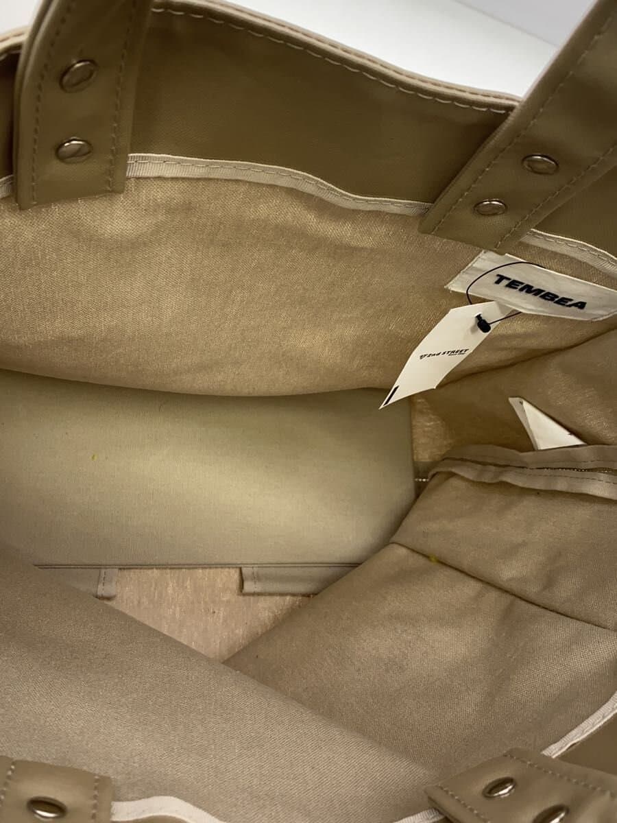 TEMBEAPAPER TOTE Tote Bag PVC Beige 6